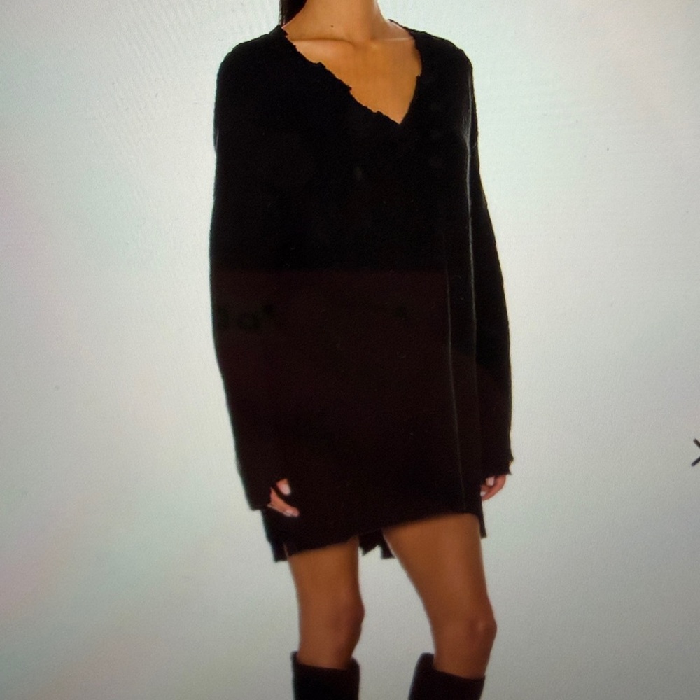 Envié distressed knit mini dress NBD